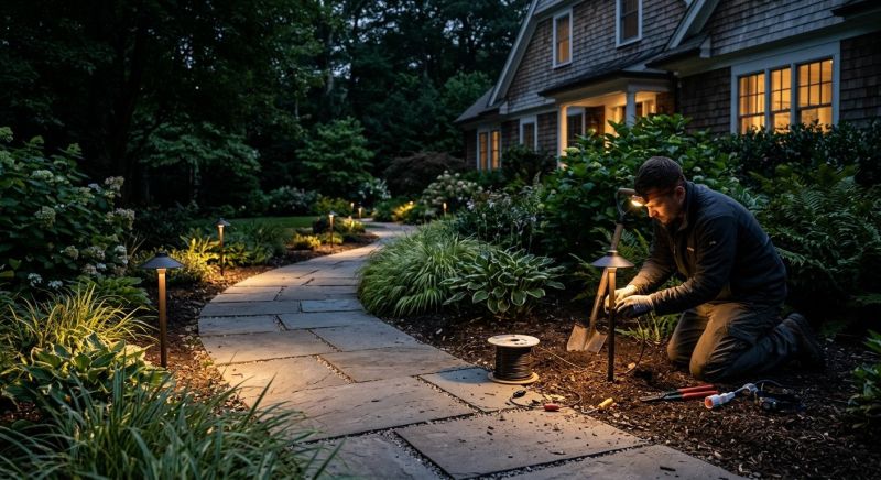 Garden Lighting Installation in Utah County, UT