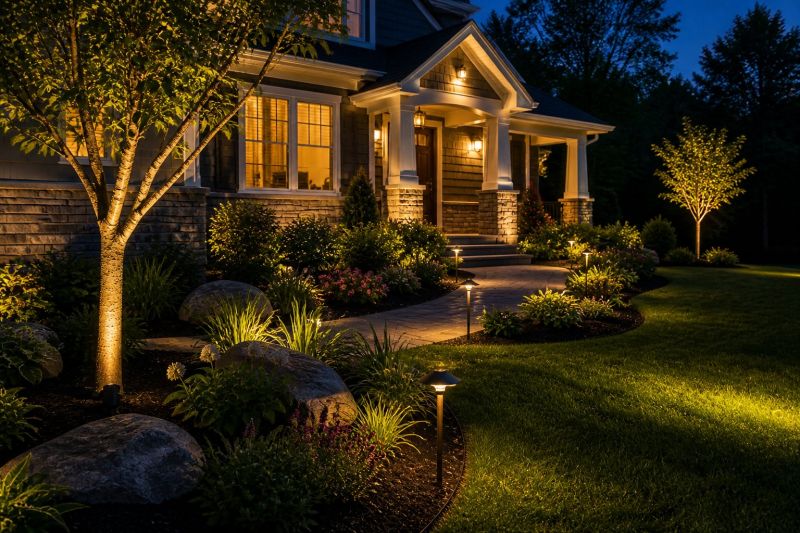 Fence Lighting Installation in Provo, UT
