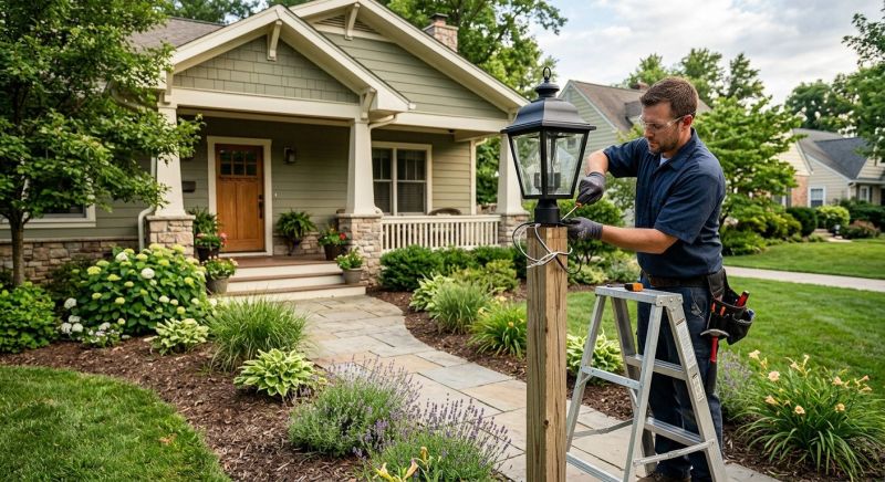 Yard Lights Installation in Kansas City, MO